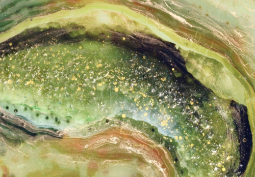 Nahaufnahme von grünem Bild